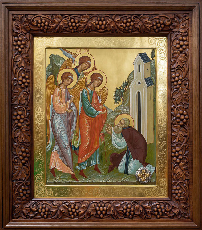 Икона преподобного Александра Свирского